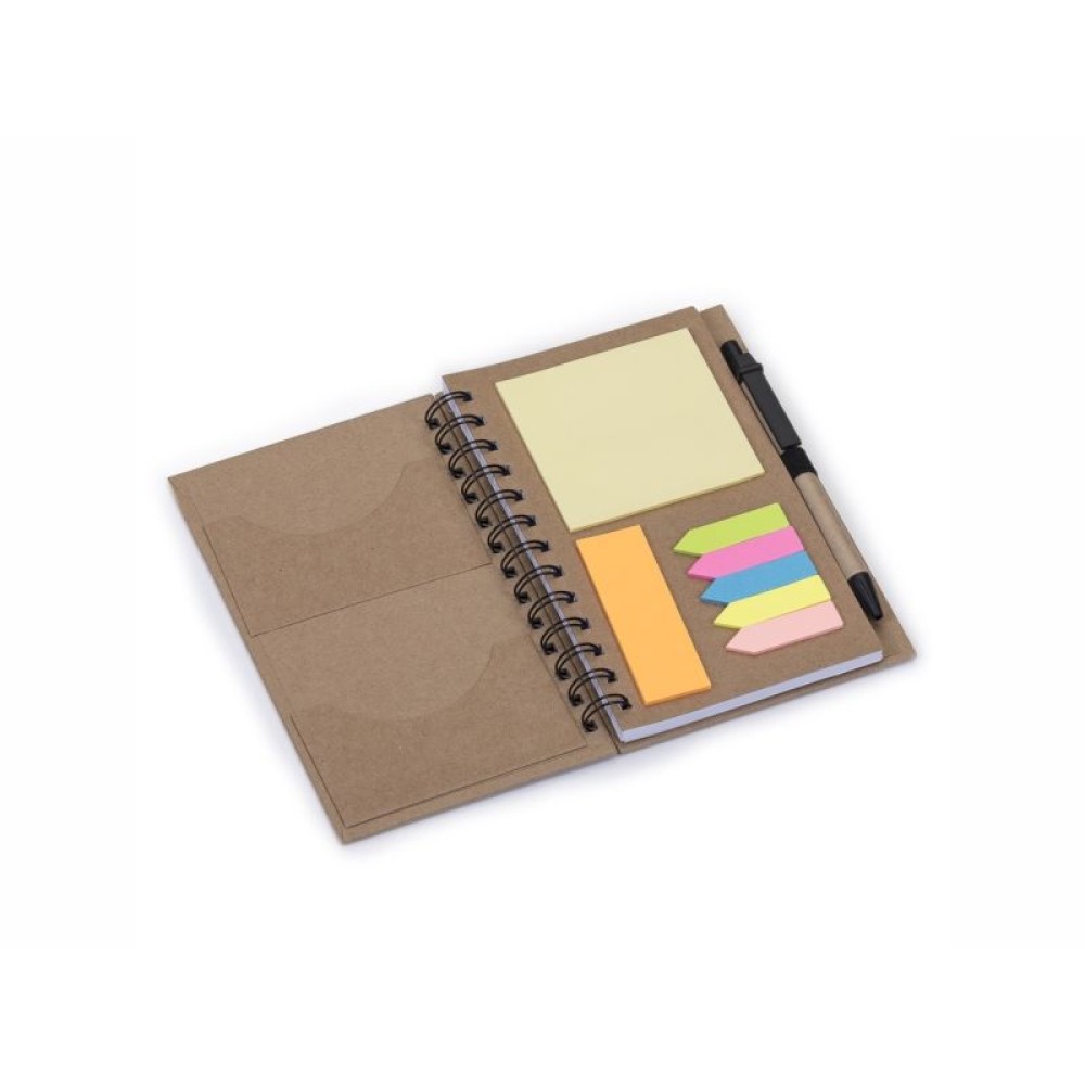 Bloco de Anotações com Caneta e Autoadesivos - Personalizado - BSB12330