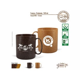 Caneca Redonda 400ml Green Personalizada - BSB275G