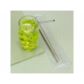 Kit Canudos e Escova de Limpeza Personalizado - BSB14201P