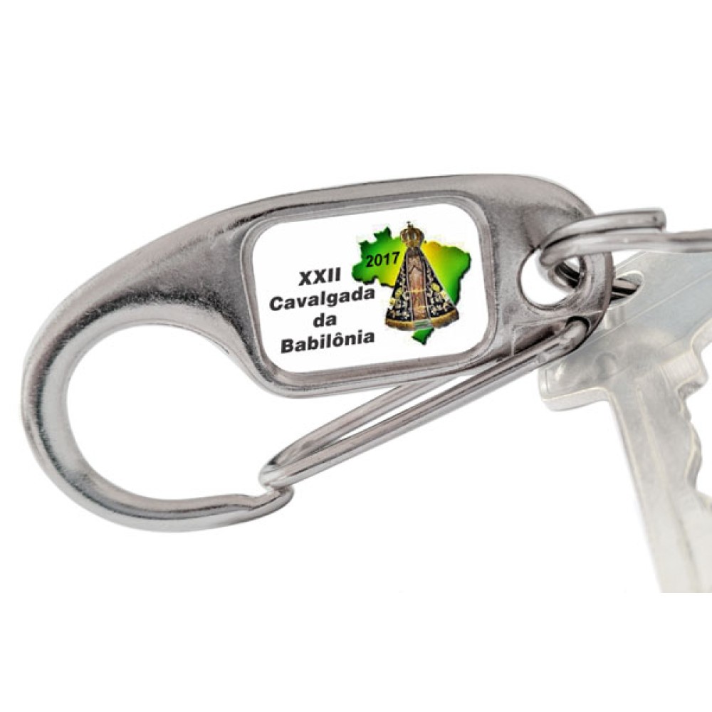 Chaveiro Mosquetão - Personalizado - BSB004