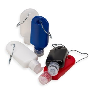 Frasco Plástico 40ml com Mosquetão Personalizado -..