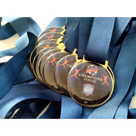 Medalha Chapa Dourada Personalizada