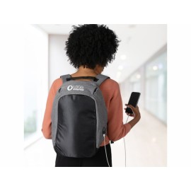 Mochila Anti-Furto USB Personalizada - BSB01306