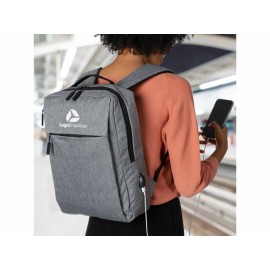 Mochila de Nylon USB 21L Personalizada -BSB01320