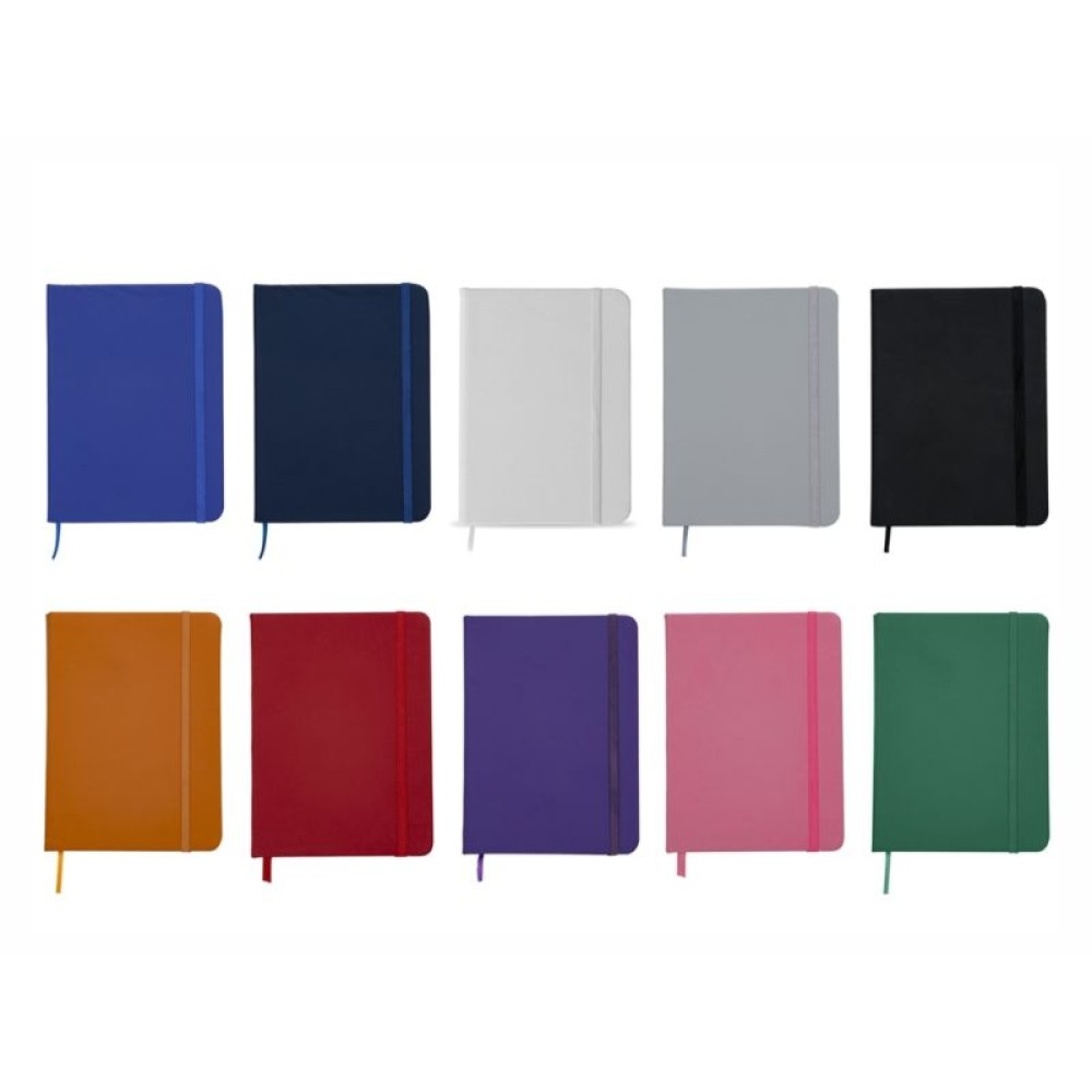 Caderneta tipo Moleskine Emborrachado - Personalizado - BSB12514