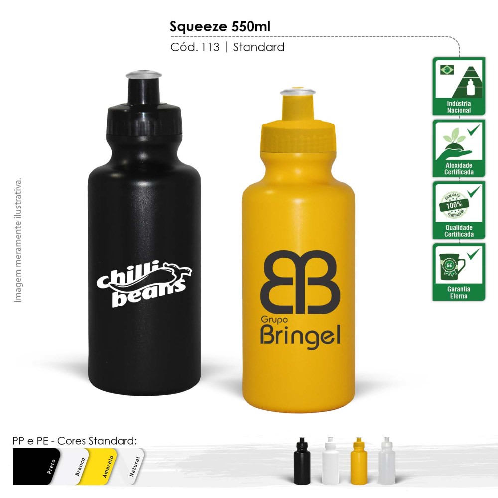 Squeeze 550 ml Personalizada - BSB113