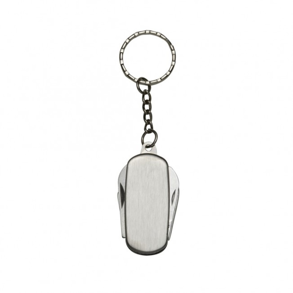 Chaveiro Metal Canivete 4 Funções Personalizado - BSB10210